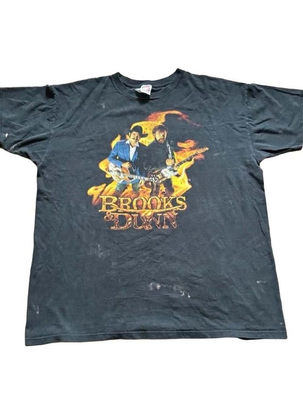 Fruit Of The Loom Brooks & Dunn Tour T-Shirt Size XXL Black